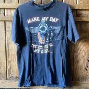 Vintage 1980s Harley Davidson Shirt - Tempe AZ - For Bikers Only - Large